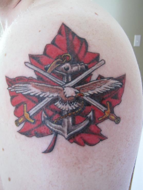 Canadian Forces Tri-Service w/Maple Leaf in the Background.

Still more to come.