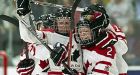 Canada wins gold at the World Women's Hockey Championship with a 5-4 overtime win over the U.S.