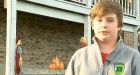 Teenager stops home burglary